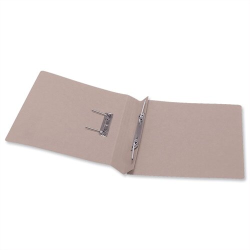 Office Transfer Spring File 315gsm 38mm Foolscap Buff Pack 50