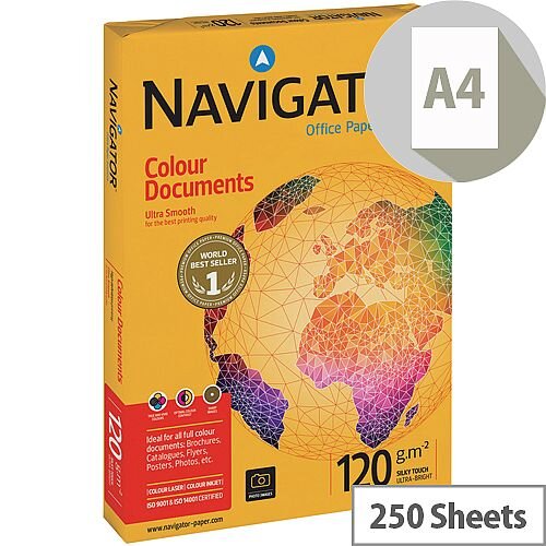 Navigator Multifunctional Paper A4 120gsm White Ream of 250 Sheets Navigator Multifunctional Paper A4 120gsm White Ream of 250 Sheets