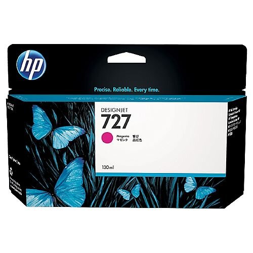 HP 727 Magenta (Dye) 300ml Original DesignJet Ink Cartridge F9J77A