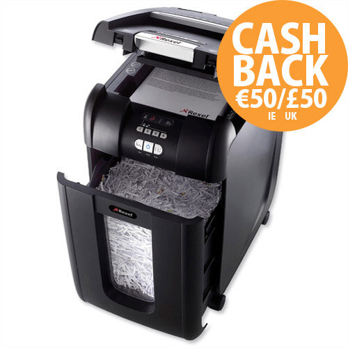 Rexel Auto+ 300X Shredder Cross Cut Small Office DIN P-4 Rexel Auto+ 300X Shredder Cross Cut Small Office DIN P-4