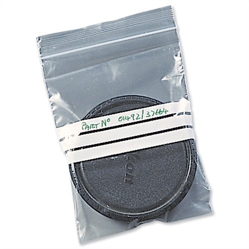 Write-On Grip Seal Polythene Bags Resealable 102x140mm (Pack 1000)  