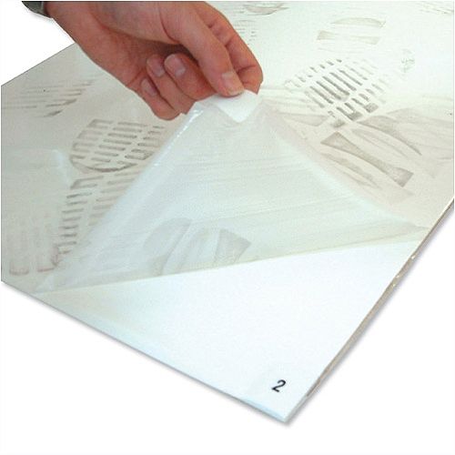 COBA FirstStep Mat Anti-Contamination Surface 30 Layers W450xD1170xH1.5mm White Pack 4