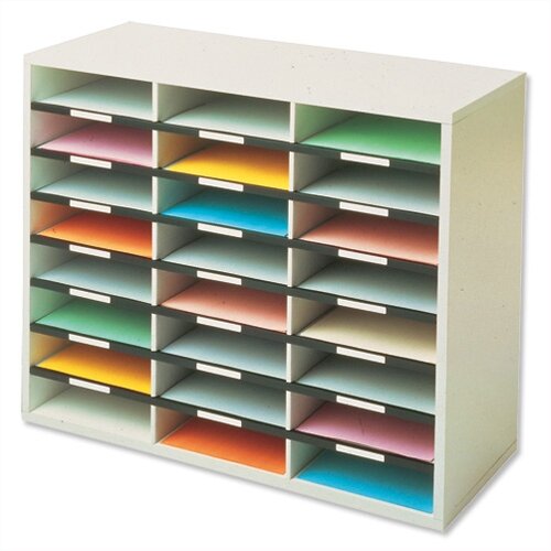 Fellowes Mailroom Sorter Literature Sorter A4 24 Compartment Dove Grey Fellowes Mailroom Sorter Literature Sorter A4 24 Compartment Dove Grey