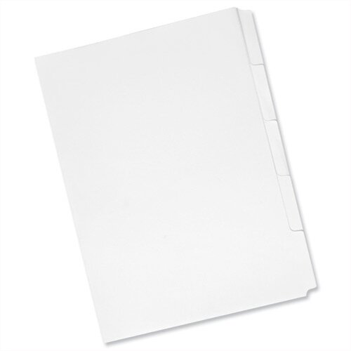 Concord Presentation Index Unpunched 5-Part A4 White Pack 50 Concord Presentation Index Unpunched 5-Part A4 White Pack 50