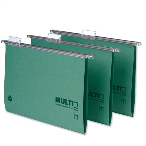 Rexel Multifile Suspension File A4 Green Ref 78617 [Pack 50]