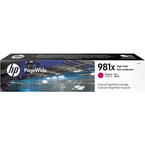 HP 981X Magenta High Capacity PageWide Ink Cartridge L0R10A HP 981X Magenta High Capacity PageWide Ink Cartridge L0R10A