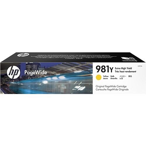 HP 981Y Yellow Extra High Capacity PageWide Ink Cartridge L0R15A HP 981Y Yellow Extra High Capacity PageWide Ink Cartridge L0R15A