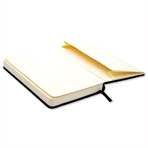 Silvine Executive Soft Feel Pocket Notebook Ruled 160 Pages 143x90mm Black