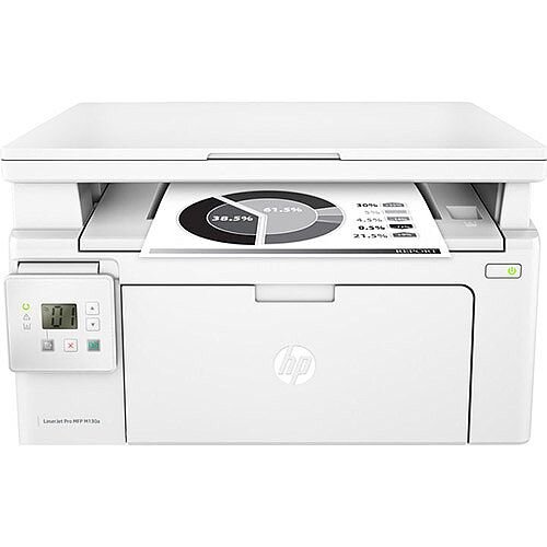 HP LaserJet Pro MFP M130a Multifunction Mono A4 Printer - Print, Scan, Copy - Auto-On/Auto-Off - Designed for efficiency - Apple AirPrint Mobile printing