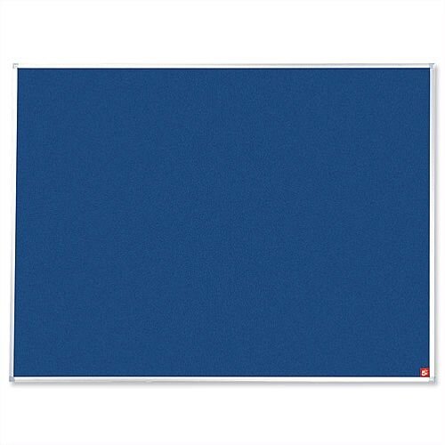 Blue 1800 x 1200mm Notice Board Aluminium Frame with Fixings 5 Star