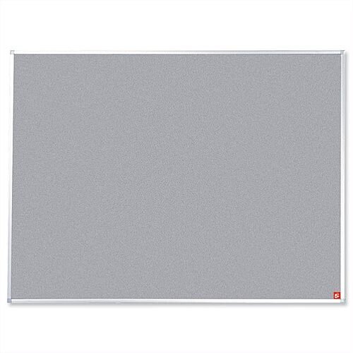 Grey Notice Board with Fixings and Aluminium Trim 1800 x 1200mm 5 Star Grey Notice Board with Fixings and Aluminium Trim 1800 x 1200mm 5 Star