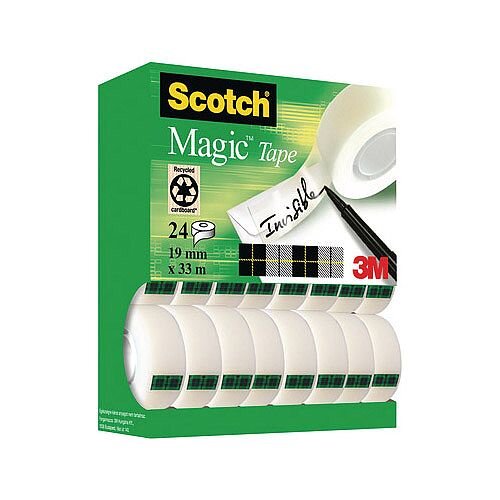 Scotch Magic Tape 19mm x 33m Tower Pack 20+4 Pack XA004815701 Scotch Magic Tape 19mm x 33m Tower Pack 20+4 Pack XA004815701