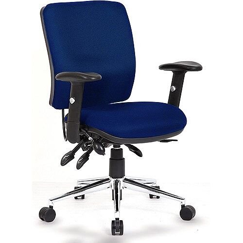 Sonix Support Chiro S3 Office Chair Asynchronous Ocean Blue