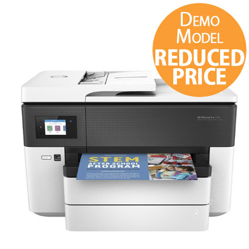 HP Officejet Pro 7730 Wide Format All-in-One - Multifunction printer - colour - ink-jet - 216 x 356 mm (original) - A3 (media) - up to 34 ppm (copying) - up to 34 ppm (printing) - 250 sheets - 33.6 Kbps - USB 2.0, LAN, Wi-Fi(n), USB host HP Officejet Pro 7730 Wide Format All-in-One - Multifunction printer - colour - ink-jet - 216 x 356 mm (original) - A3 (media) - up to 34 ppm (copying) - up to 34 ppm (printing) - 250 sheets - 33.6 Kbps - USB 2.0, LAN, Wi-Fi(n), USB host