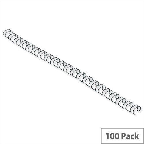 GBC MultiBind Binding Wires 12mm A4 130 Sheet Black Pack 100 GBC MultiBind Binding Wires 12mm A4 130 Sheet Black Pack 100