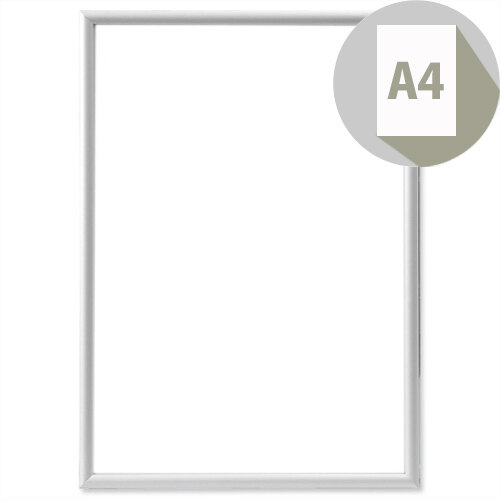 Photo Album Company Certificate Frame Brushed Aluminium A4 PAAFA4B