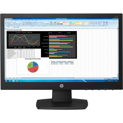 HP N223 - LED Computer Monitor - 21.5 Inches (21.5 Inches viewable) - 1920 x 1080 Full HD (1080p) - TN - 250 cd/m