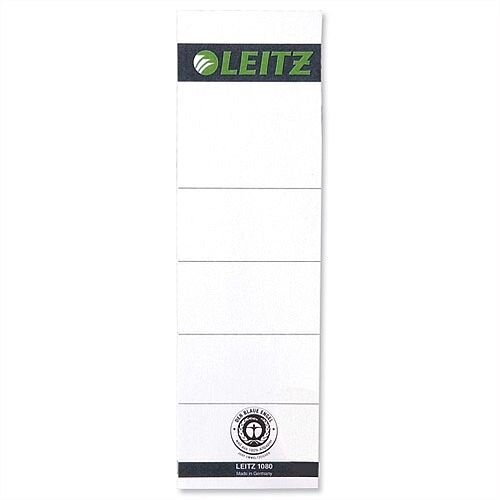 Leitz Replacement Spine Labels for Standard Board Lever Arch File Pack 10