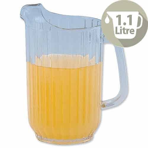 Laguna Clear Plastic Jug 1.1 Litre Dishwasher Safe Hunt Office UK