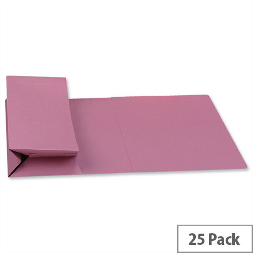 Guildhall Probate Wallets Manilla Foolscap Pink Pack of 25