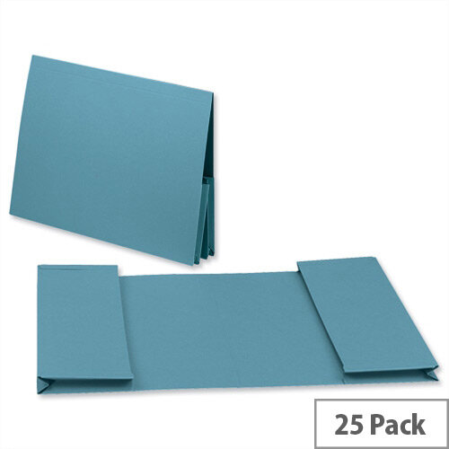 Guildhall Legal Wallet Double Pocket Manilla 2x35mm Foolscap Blue Pack of 25 Guildhall Legal Wallet Double Pocket Manilla 2x35mm Foolscap Blue Pack of 25