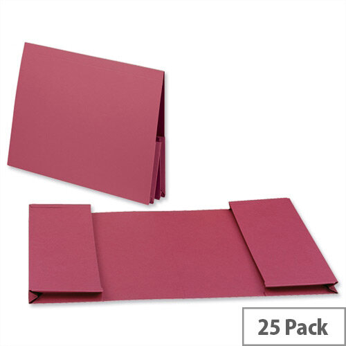 Guildhall Legal Wallet Double Pocket Manilla 2x35mm Foolscap Red Pack of 25 Guildhall Legal Wallet Double Pocket Manilla 2x35mm Foolscap Red Pack of 25