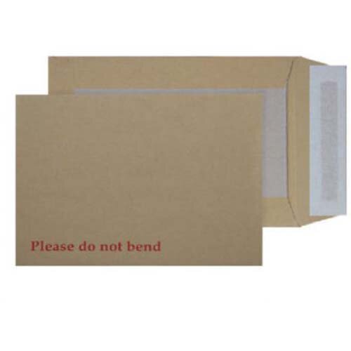 Blake Purely Packaging Board Backed Pocket Envelope C5 Peel and Seal 120gsm Manilla (Pack 125)