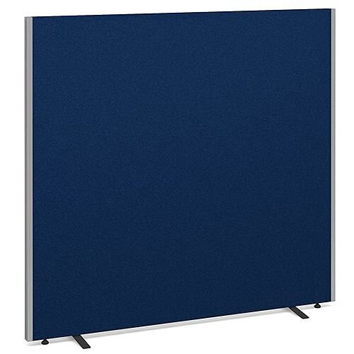 Floor Standing Acoustic Fabric Upholstered Screen 1500mm Highx1600mm Wide - Blue