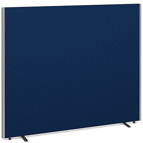 Floor Standing Acoustic Fabric Upholstered Screen 1500mm Highx1800mm Wide - Blue