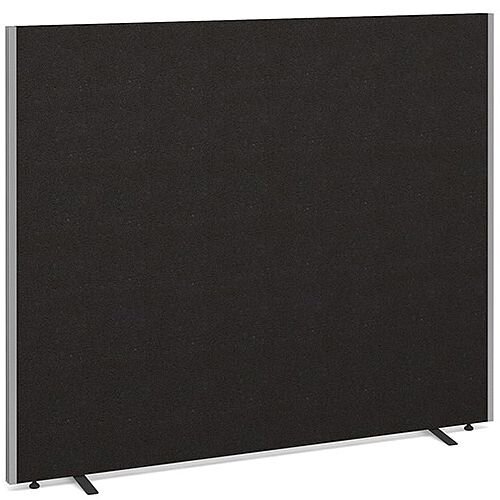 Floor Standing Acoustic Fabric Upholstered Screen 1500mm Highx1800mm Wide - Charcoal Floor Standing Acoustic Fabric Upholstered Screen 1500mm Highx1800mm Wide - Charcoal