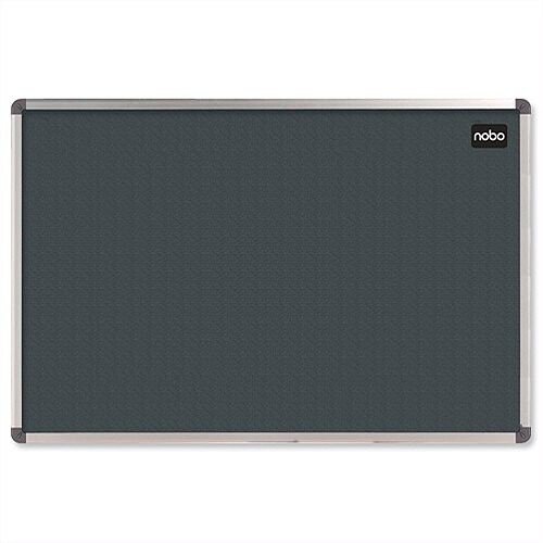 Nobo Grey Notice Board Felt with Aluminium Frame 900 x 600mm