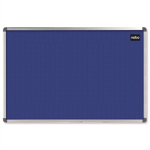 Nobo Astra Felt Notice Board Aluminium Frame 1200 x 900 Blue Nobo Astra Felt Notice Board Aluminium Frame 1200 x 900 Blue