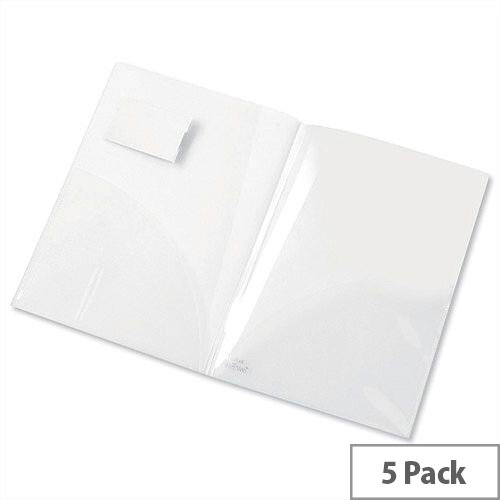A4 Clear Twinfile Presentation Folder Polypropylene Pack 5 Snopake Electra A4 Clear Twinfile Presentation Folder Polypropylene Pack 5 Snopake Electra