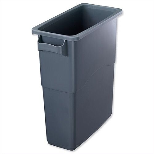 EcoSort 60 Litre Recycling Midi Bin Anthracite Grey Without Lid EcoSort 60 Litre Recycling Midi Bin Anthracite Grey Without Lid