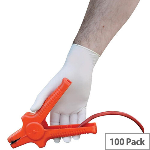 Disposable Latex Gloves Powdered Disposable Large (Pack 100) Disposable Latex Gloves Powdered Disposable Large (Pack 100)