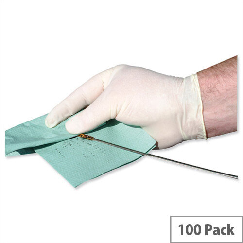 Keepsafe Disposable Powder Free Latex Gloves Medium Box 100 Ref GL8882 Keepsafe Disposable Powder Free Latex Gloves Medium Box 100 Ref GL8882