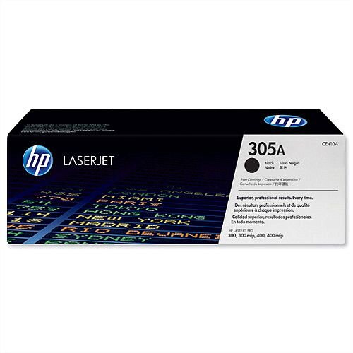 HP 305A Original Black LaserJet Toner Cartridge CE410A 561644 HP 305A Original Black LaserJet Toner Cartridge CE410A 561644