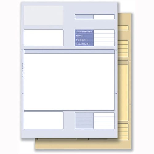 Invoice Form 2 Part for Laser or Inkjet White Yellow Communisis Sage Compatible Pack 500 Invoice Form 2 Part for Laser or Inkjet White Yellow Communisis Sage Compatible Pack 500