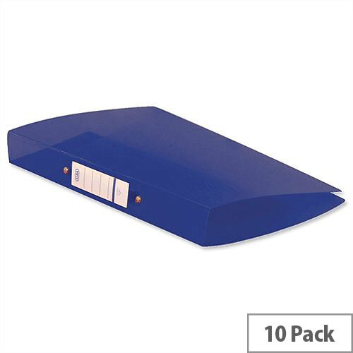 Elba Snap Ring Binders A4 Blue 2 O-Ring 25mm Size Pack of 10 Elba Snap Ring Binders A4 Blue 2 O-Ring 25mm Size Pack of 10