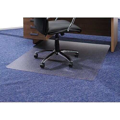 Chair Mat Rectangular for Carpet Protection 1200x1340mm Cleartex Ultimat Chair Mat Rectangular for Carpet Protection 1200x1340mm Cleartex Ultimat