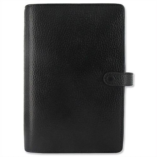 Filofax Finsbury Personal Organiser for Paper 95x171mm Personal Black Ref 025302