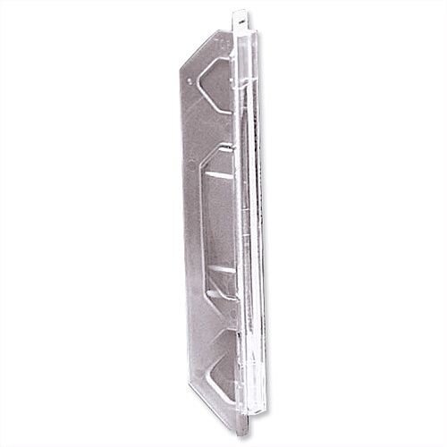 Plastic Tabs For Rexel Crystalfile 330mm Lateral Files Clear 70675 Pack 25 Plastic Tabs For Rexel Crystalfile 330mm Lateral Files Clear 70675 Pack 25