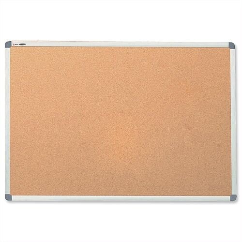 Nobo Cork Notice Board with Aluminium Trim and Fixings 900 x 600mm