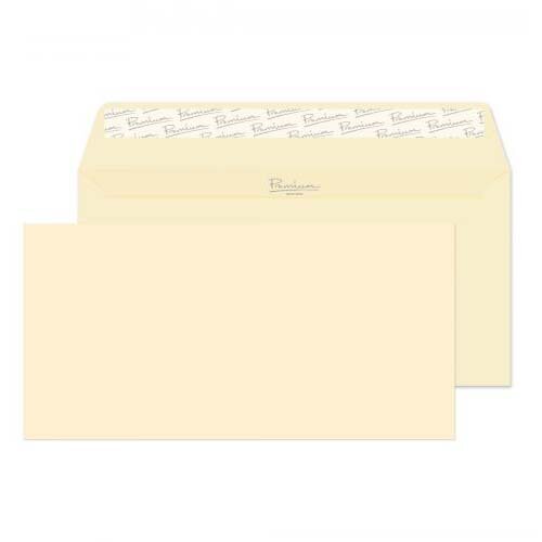 Blake Premium Business Wallet Envelope DL Peel and Seal Plain 120gsm Cream Wove (Pack 500)