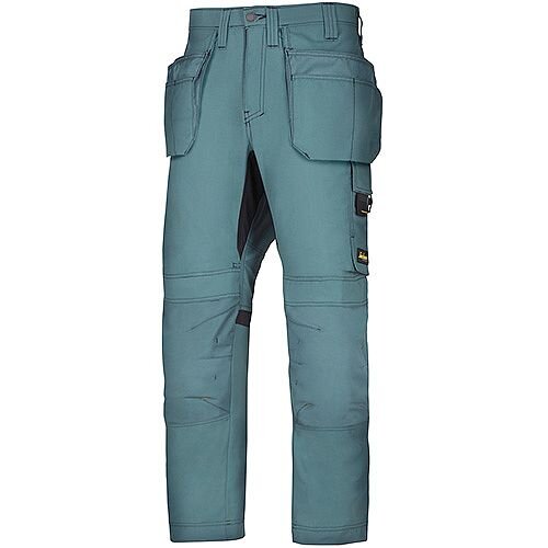 Snickers 6201 AllroundWork Holster Pockets Trousers Petrol W36" L35" Size 152 WW1 Snickers 6201 AllroundWork Holster Pockets Trousers Petrol W36" L35" Size 152 WW1