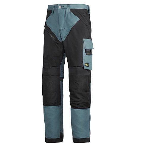 6202 RuffWork, Work Trousers+ Holster Pockets Petrol/Black 5104 Size 70 60 Inches/32 Inches