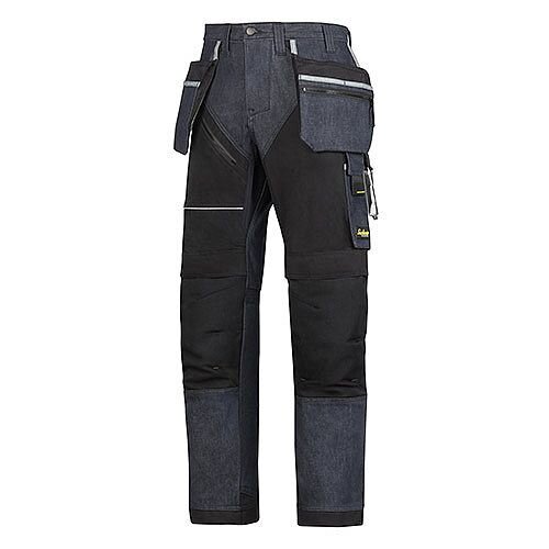 6204 RuffWork Denim, Work Trousers+ Holster Pockets Denim\Black - 6504 Size 152 36"/35" 6204 RuffWork Denim, Work Trousers+ Holster Pockets Denim\Black - 6504 Size 152 36"/35"