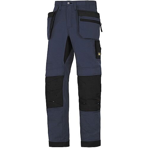 Snickers 6206 LiteWork 37.5 Trousers Plus Holster Pockets Navy - Black W36" L35" Size 152 WW1 Snickers 6206 LiteWork 37.5 Trousers Plus Holster Pockets Navy - Black W36" L35" Size 152 WW1