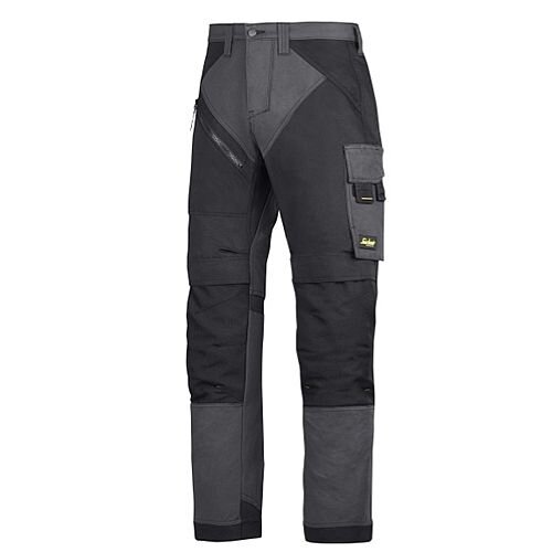 6303 RuffWork, Work Trousers Steel grey\Black - 5804