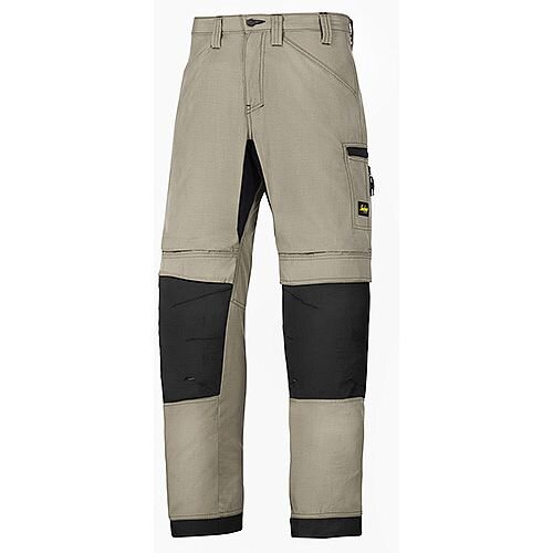 Snickers 6307 LiteWork 37.5 Trousers Khaki - Black W36" L35" Size 152 WW1 Snickers 6307 LiteWork 37.5 Trousers Khaki - Black W36" L35" Size 152 WW1